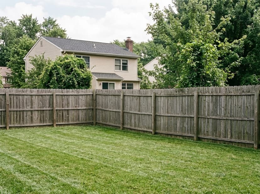After - Overgrown Yard Clearing