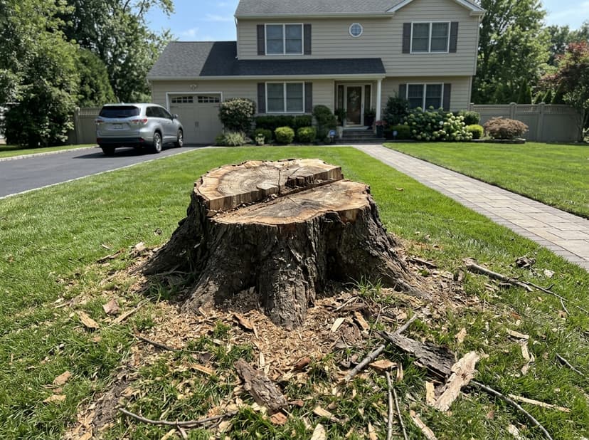 Before - Stump Grinding